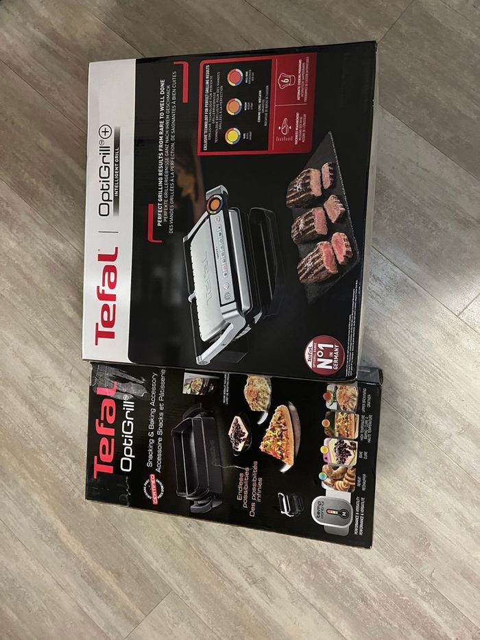 OptiGrill + tefal neuf avec plaque gratin - photo numéro 7
