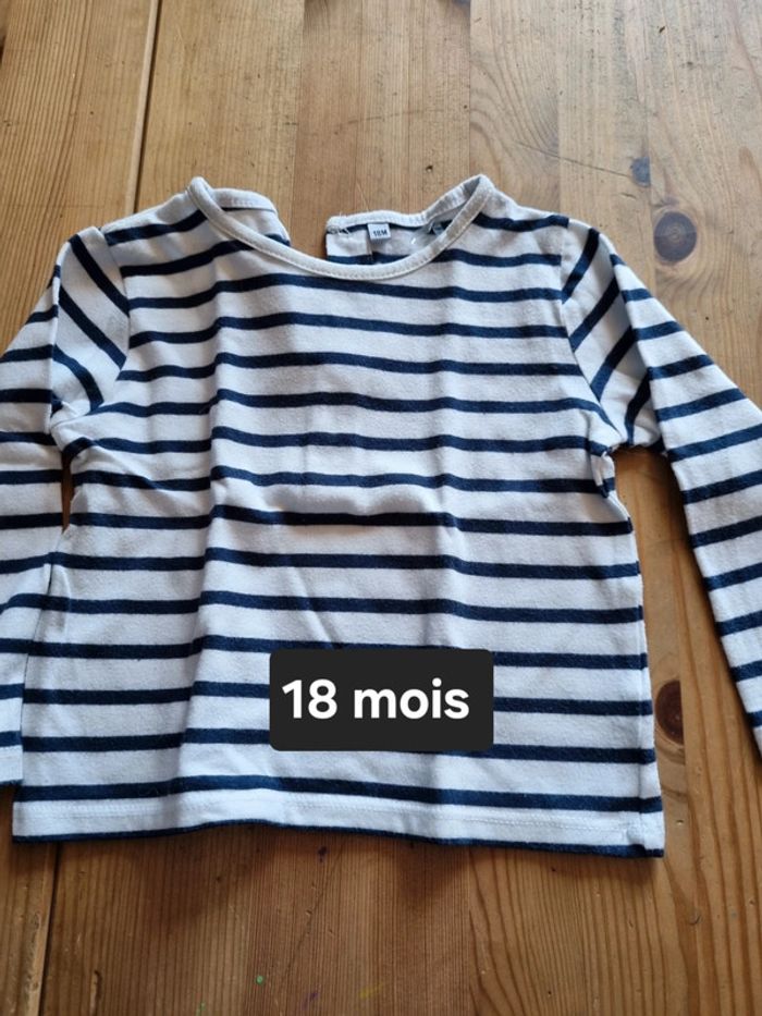 Tee shirt manche longue fille