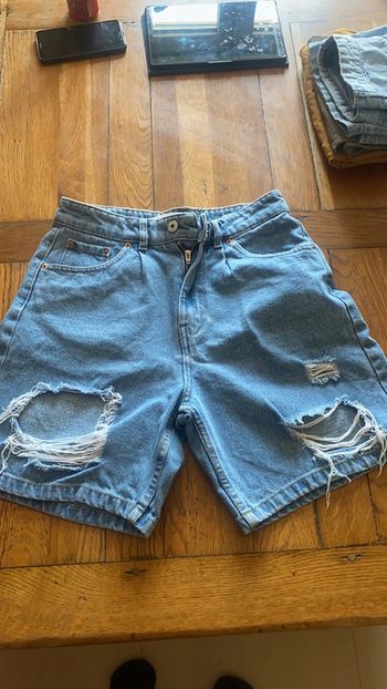 Short en jeans bleu Jennifer 38