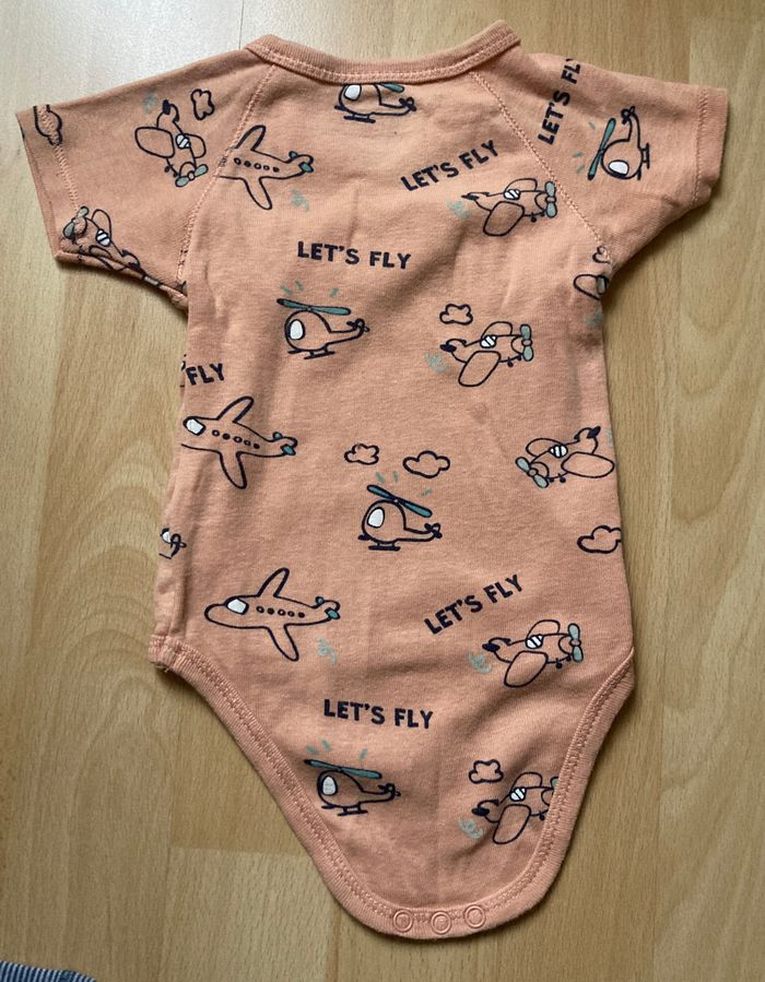 lot 3 bodies motif avion bébé 3 mois - photo numéro 5