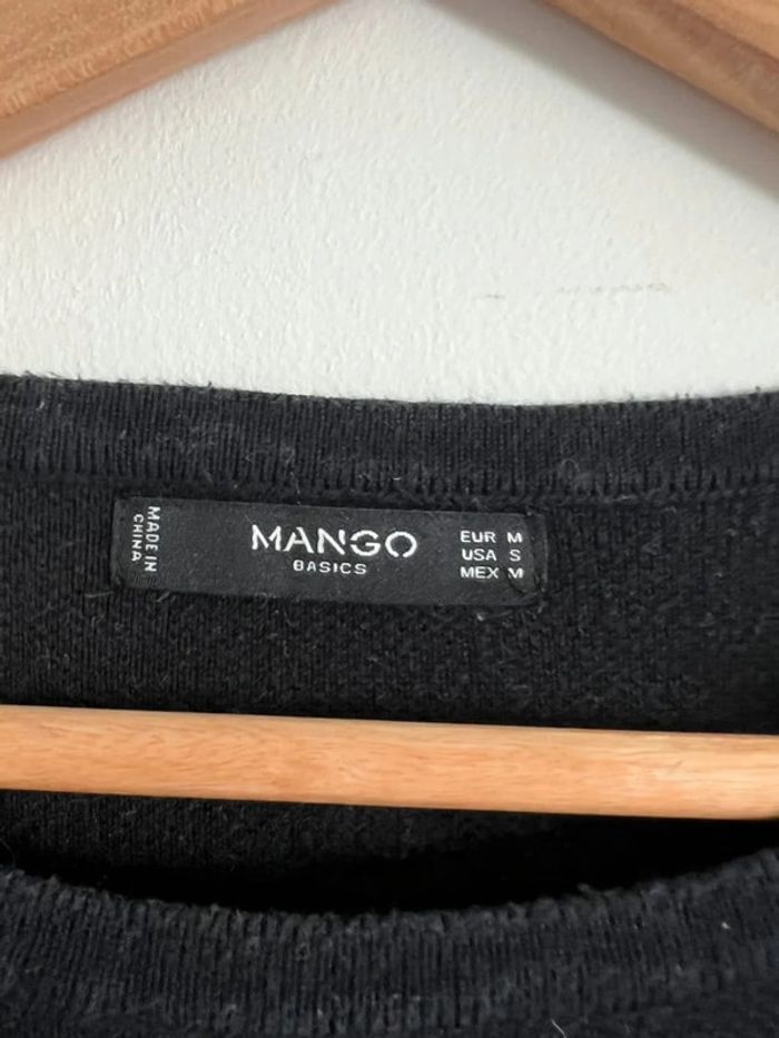 Sweat noir à pois Mango - photo numéro 4