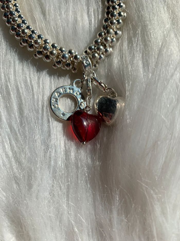 Bracelet argent avec pendentifs « charmology » - photo numéro 3