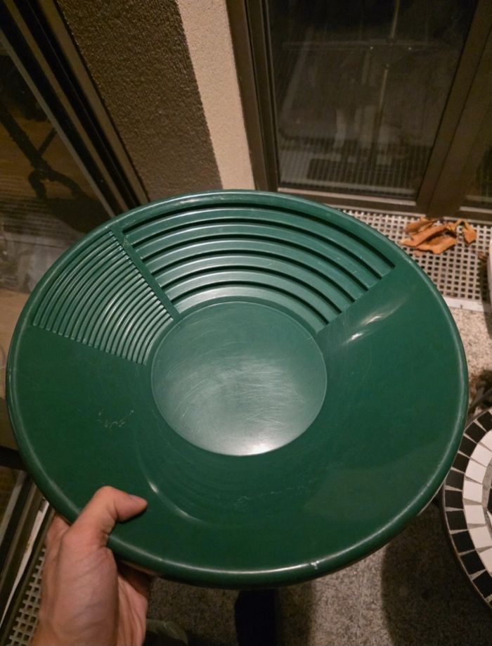 Batée orpaillage verte neuve - photo numéro 7