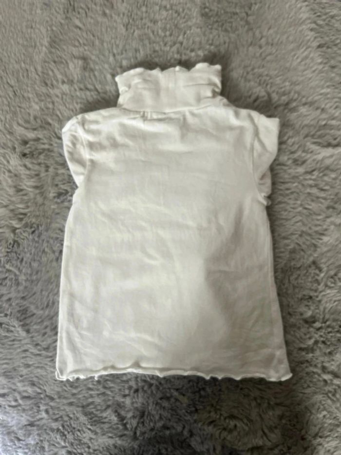 T shirt manche longue fleuri fille 5 ans - photo numéro 2
