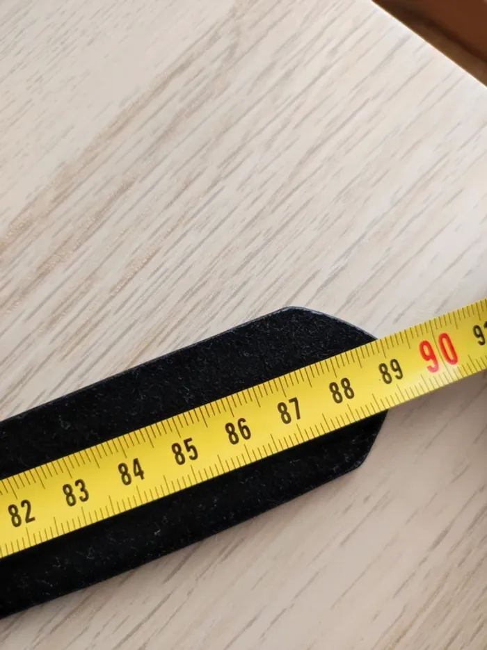Ceinture noire boucle dorée neuf - photo numéro 4
