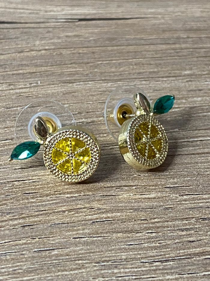 Boucles d oreilles citrons tendances