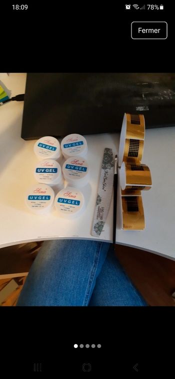 Lot complet gel uv construction ongles 