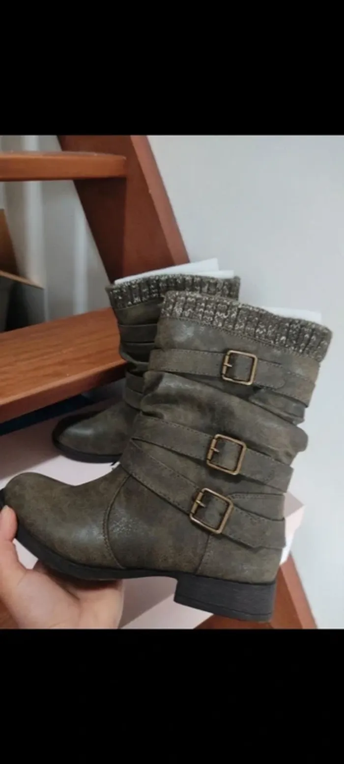 JustFab Bottines militaire taille 36,5 nzuf - photo numéro 2