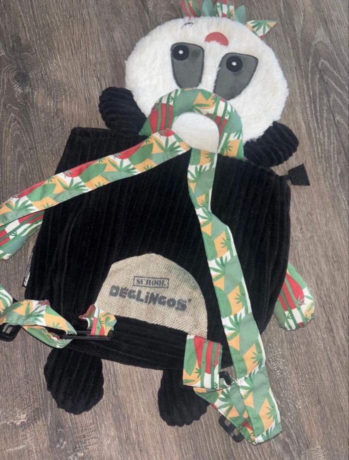 Sac à dos doudou les deglingos panda - photo numéro 3
