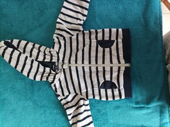 Gilet à capuche polaire