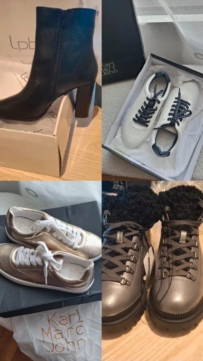 Plusieurs chaussures neuves taille 36,38 et 40