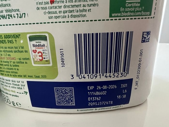 4 lait blédilait 2eme age - photo numéro 5
