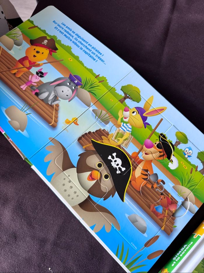 Mon 1er livre puzzle Winnie et la forêt - photo numéro 5