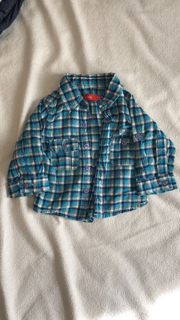 Chemise à carreaux