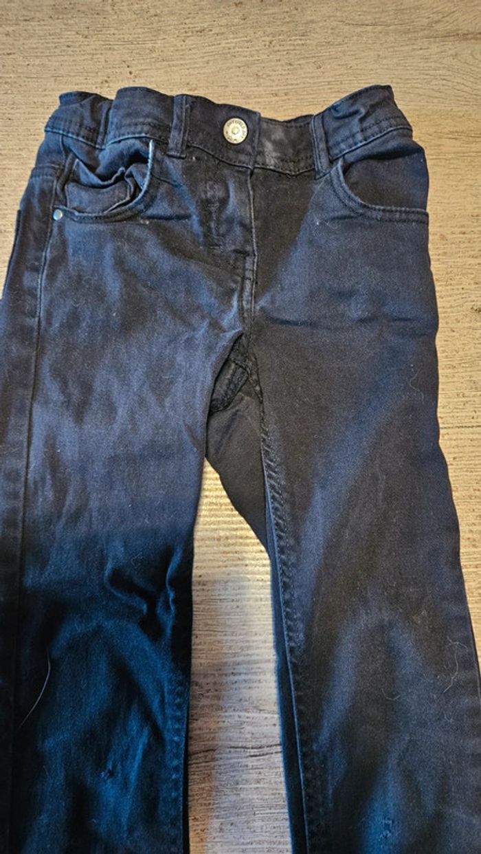 Jean s stretch noir, ajustable à la taille, slim, NKY, 6 ans - photo numéro 5
