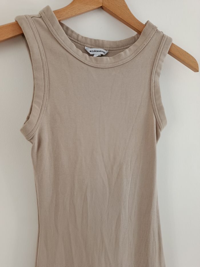 Robe longue beige taille XS - photo numéro 2