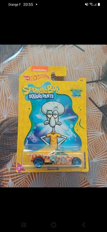 Voiture hot wheels bob l éponge 