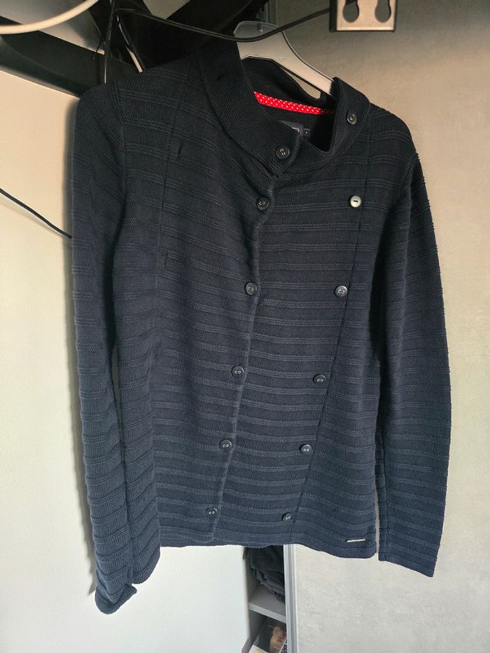 Gilet bleu terre de marins - photo numéro 2