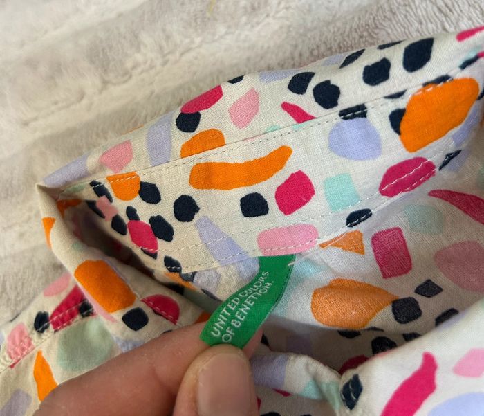 Chemisier Benetton 8/9 ans - photo numéro 5