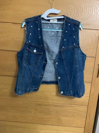 Veste en jean sans manche neuve