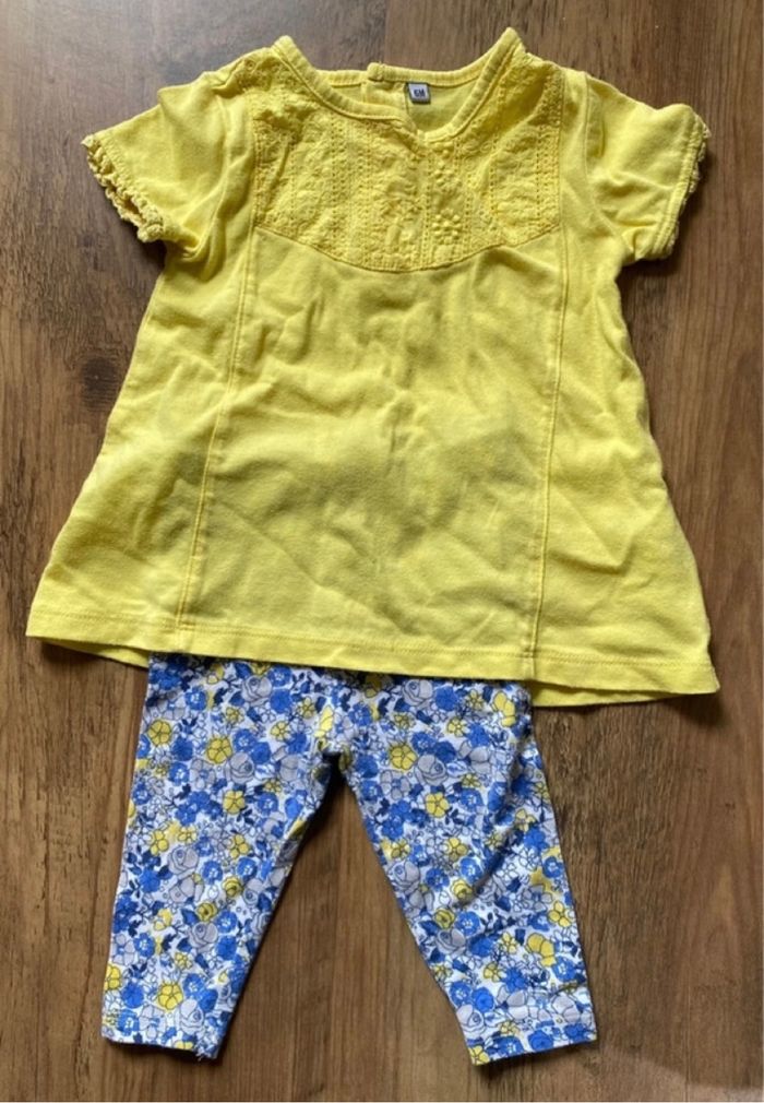 Ensemble jaune Fleurie
