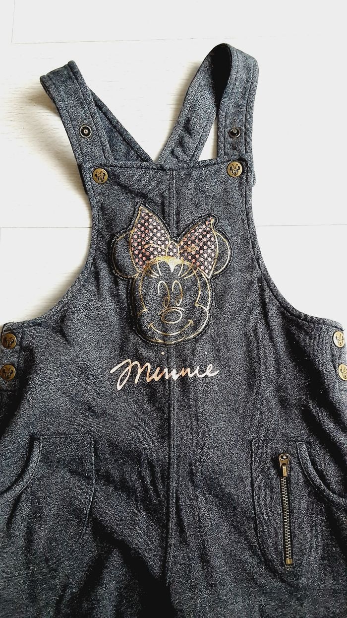 Vêtement fille salopette grise Minnie Disney Minnie Mouse 6 ans - photo numéro 2