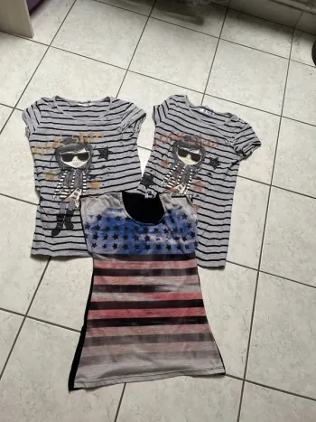 lot de 3 tee shirts 12 ans