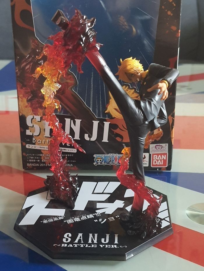 One Piece Figuarts Zero : Sanji Battle Version : Flambage Shot ! (Diable Jambe) - photo numéro 5