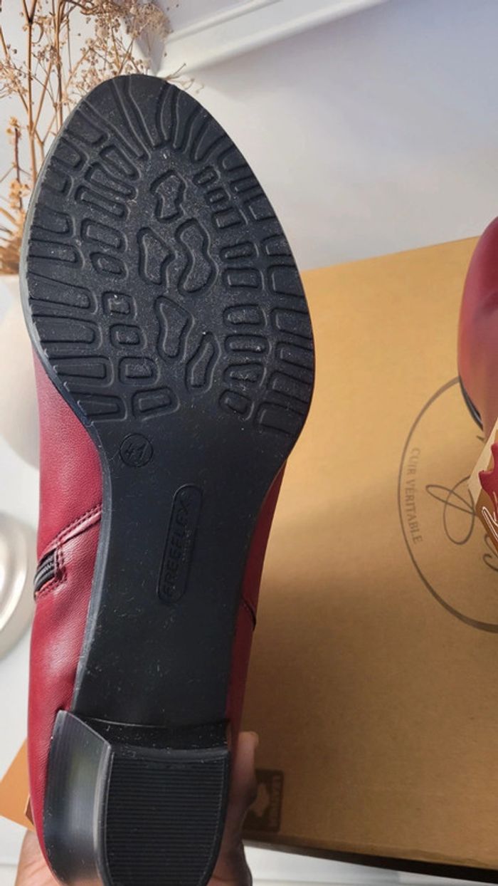 Bottines en cuir neuves taille 41 - photo numéro 9