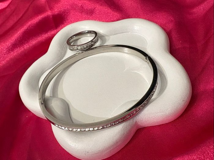 Bracelet et bague en acier inoxydable - photo numéro 3