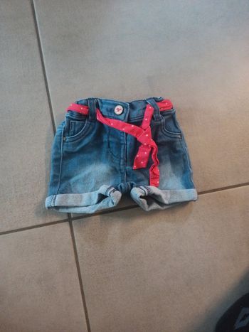 Short jean 3 mois