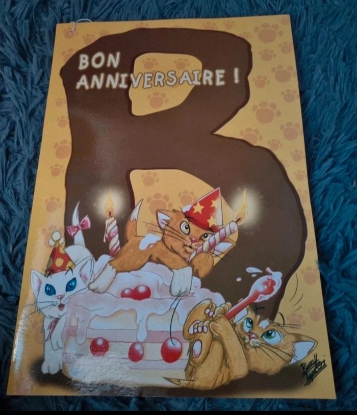 Banderole d'anniversaire avec chatons 2m50 - photo numéro 3