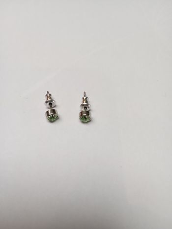 Boucles d'oreilles vertes