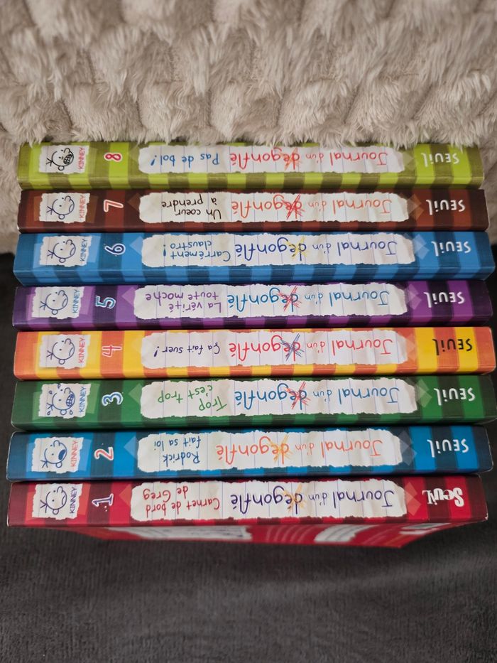 Lots de livres journal dun degonfle - photo numéro 4