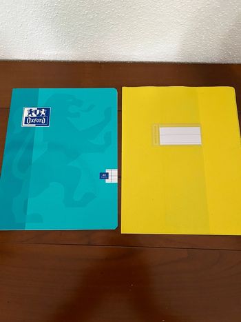 Cahier + protège cahier