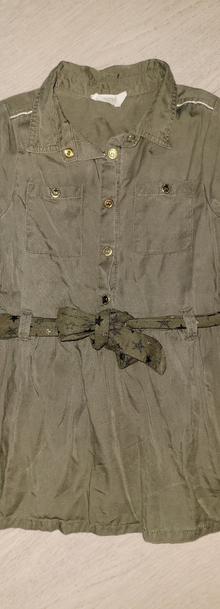 Robe chemise kaki orchestra 3 ans - photo numéro 3