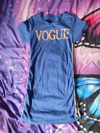 Robe bleu électrique