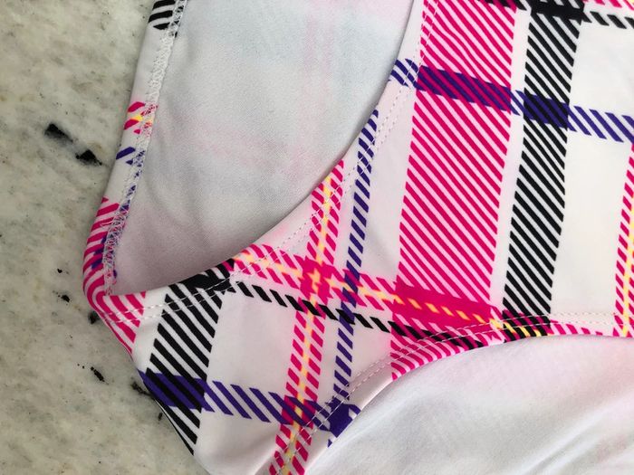 Maillot de bain 2 pièces à carreaux Ingear L - photo numéro 5