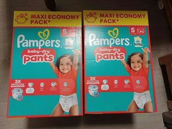 172 couches pampers pants taille 5