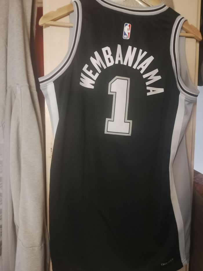 Débardeur NBA wembanyama - photo numéro 3