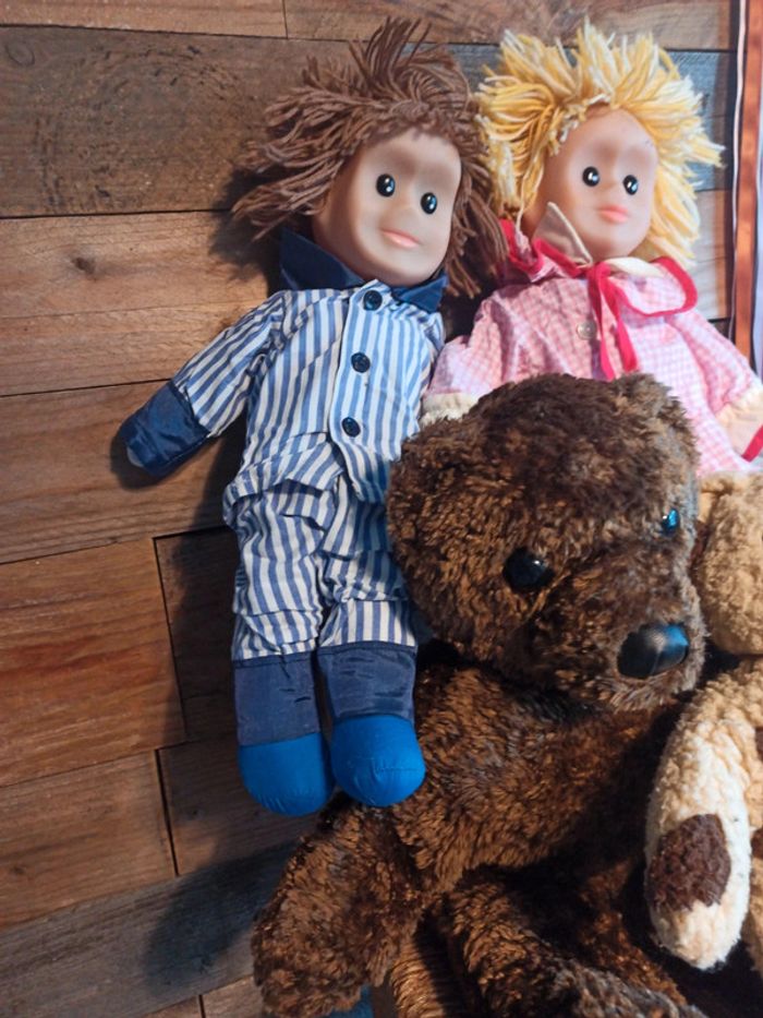 peluche bonne nuit les petits vintage tbe - photo numéro 6