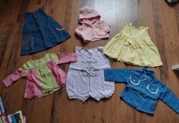 🌺Lot de 6 vêtements été fille 6 mois🌺