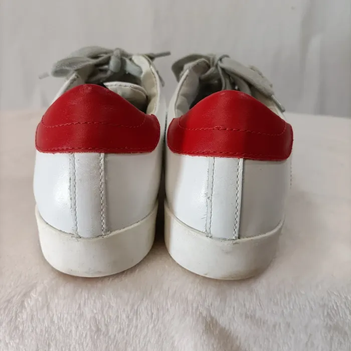 Basket Sneakers Basalt -Taille 36 - Blanches et Rouges Paillettes LE - photo numéro 3