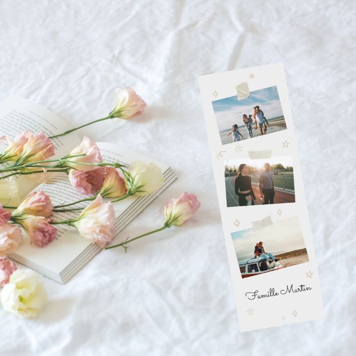 Marque page avec vos photos