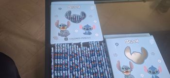 Lot 24 crayon de couleurs stitch