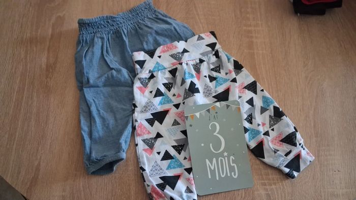 Lot pantalons 3 mois