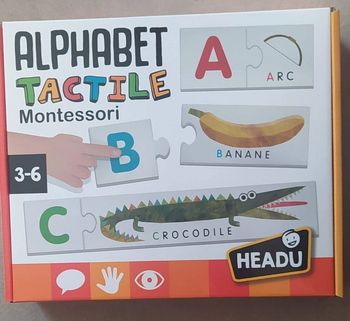 Alphabet Tactile Montessori - Jeu de société sous emballage - Prix Ferme