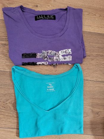 Lot de 2 tee shirts MC