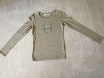 T shirt manches longues kaki Taille 1 Cache-Cache