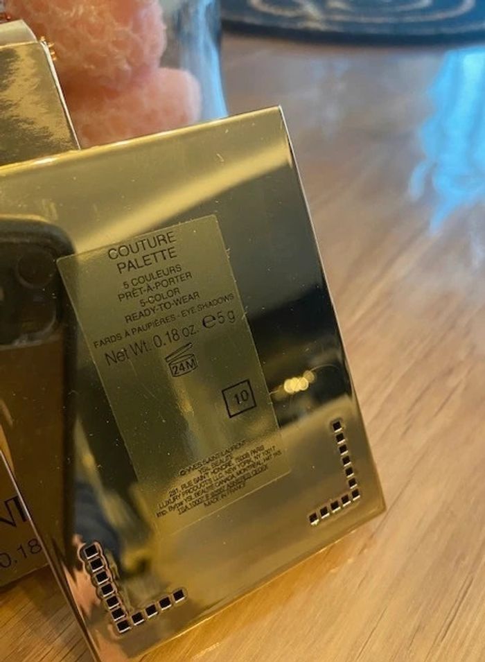 Yves Saint Laurent couture Palette 5 ombres a paupières - photo numéro 4
